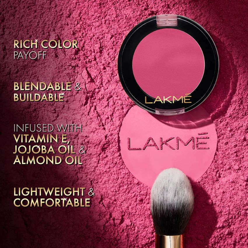 Lakme Face It Blush Perfect Plum B3 4gm