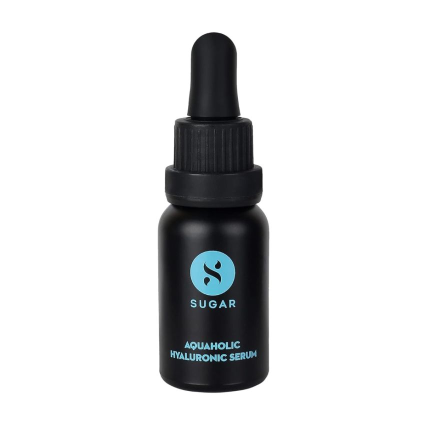 SUGAR Cosmetics - Aquaholic Hyaluronic Serum - Hydrating Serum Infused With Hydraulic Acid - For Firmer, Smoother and Plumper Looking Skin