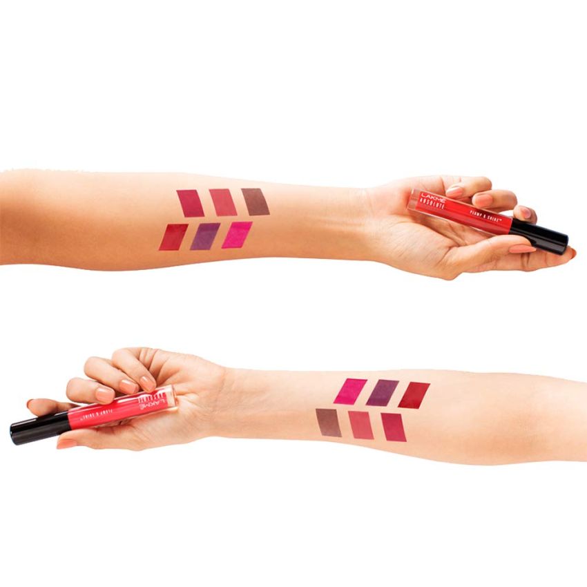 Lakme Absolute Plump & Shine Lip Gloss, Red Shine, 3 g
