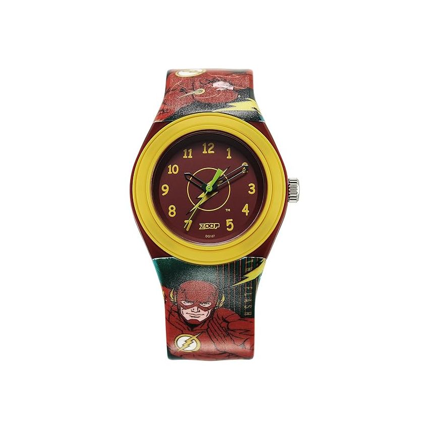 Zoop by Titan Justice League Quartz Analog Red Dial Polyurethane Strap Watch for Kids-C4048PP55