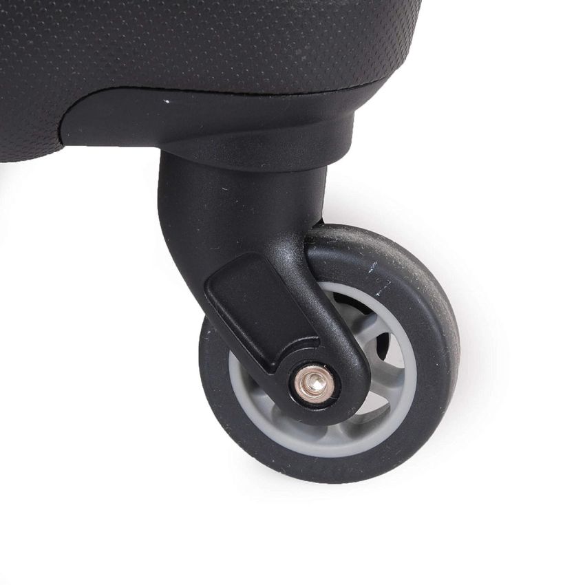 American Tourister Trolley Bag for Travel | Upland Spinner 79 Cms Polypropylene Hardsided Large Check-in Luggage Bag | Suitcase for Travel | Trolley Bag for Travelling, Black