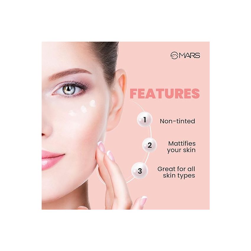 MARS Pore Cure Primer for Face Makeup | Long Lasting & Smooth Base with Oil Control (30ml)