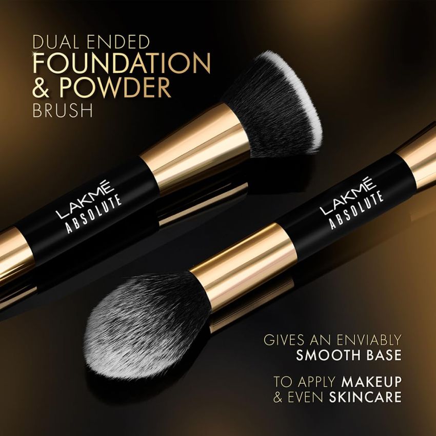 LAKMÉ Absolute Makeup Master Tools - Dual Ended Fondation&Powder Brush