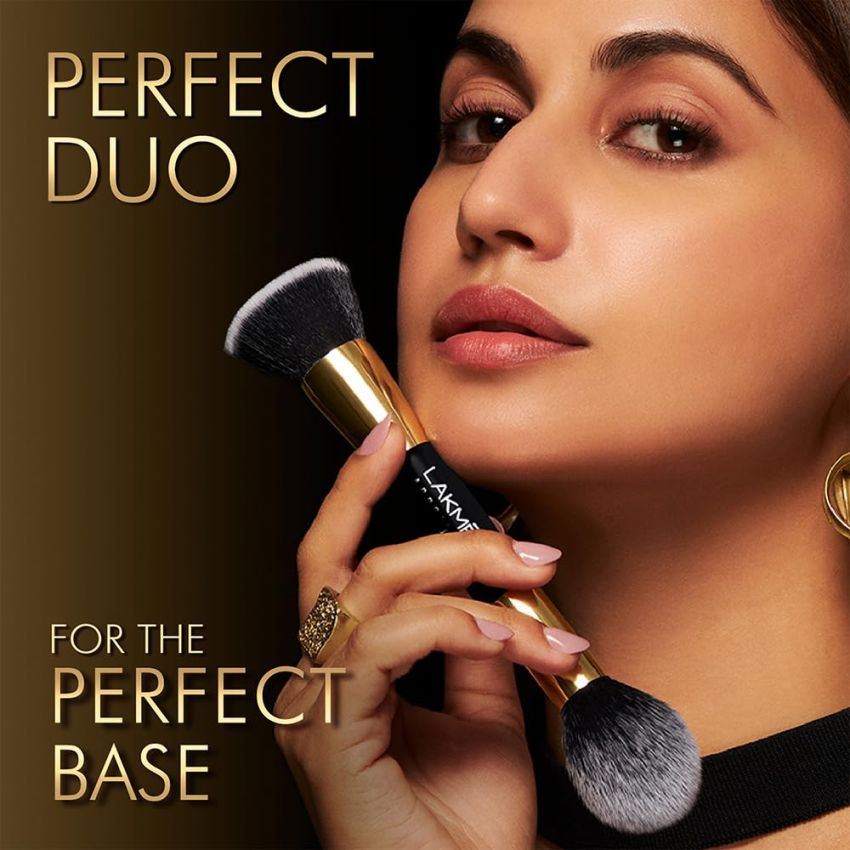 LAKMÉ Absolute Makeup Master Tools - Dual Ended Fondation&Powder Brush