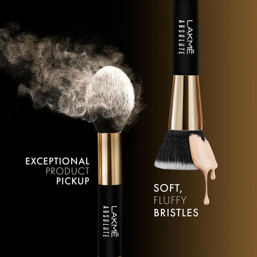 LAKMÉ Absolute Makeup Master Tools - Dual Ended Fondation&Powder Brush