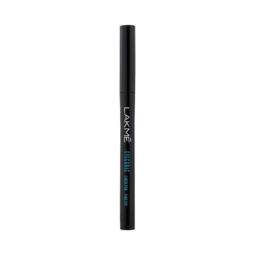 Lakme Eyeconic Liquid Eye Liner Pen, Black, Long Lasting Matte Waterproof Liner with Fine Tip for Precision - Smudge Proof Eye Makeup for 14 hrs, 1 ml