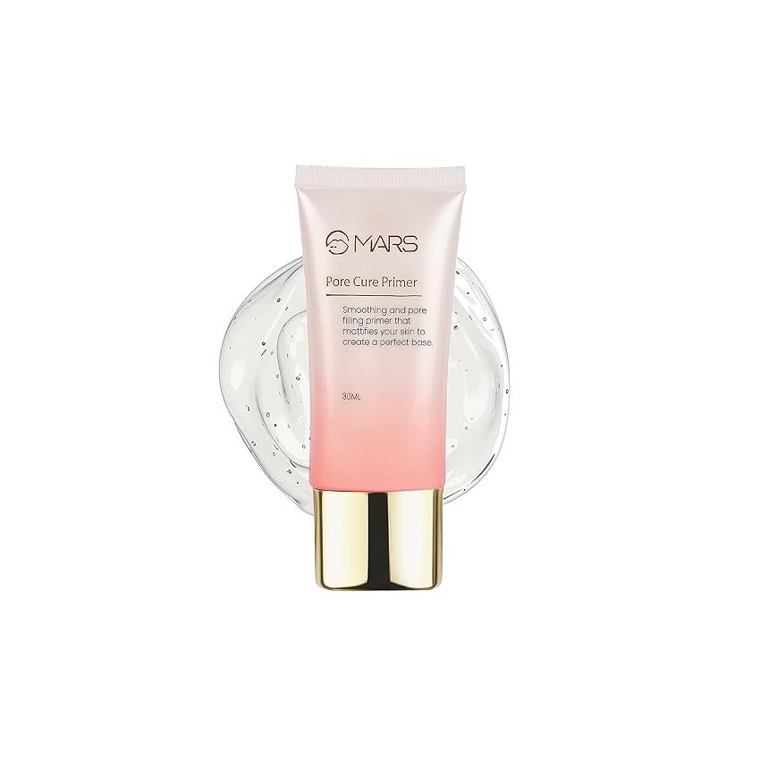 MARS Pore Cure Primer for Face Makeup | Long Lasting & Smooth Base with Oil Control (30ml)