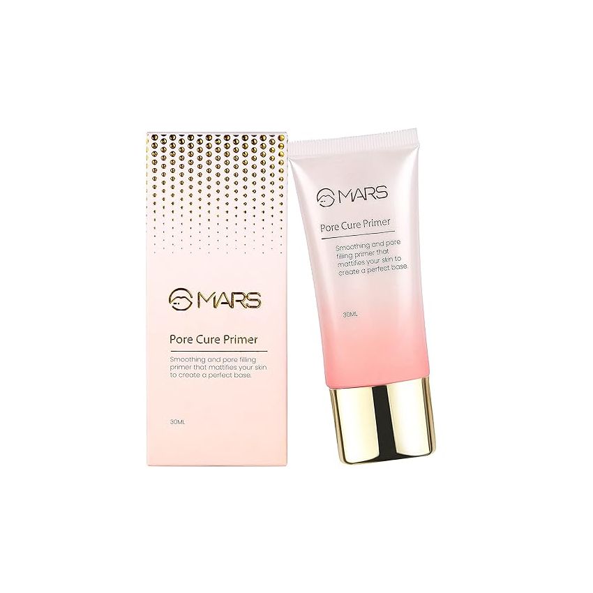 MARS Pore Cure Primer for Face Makeup | Long Lasting & Smooth Base with Oil Control (30ml)