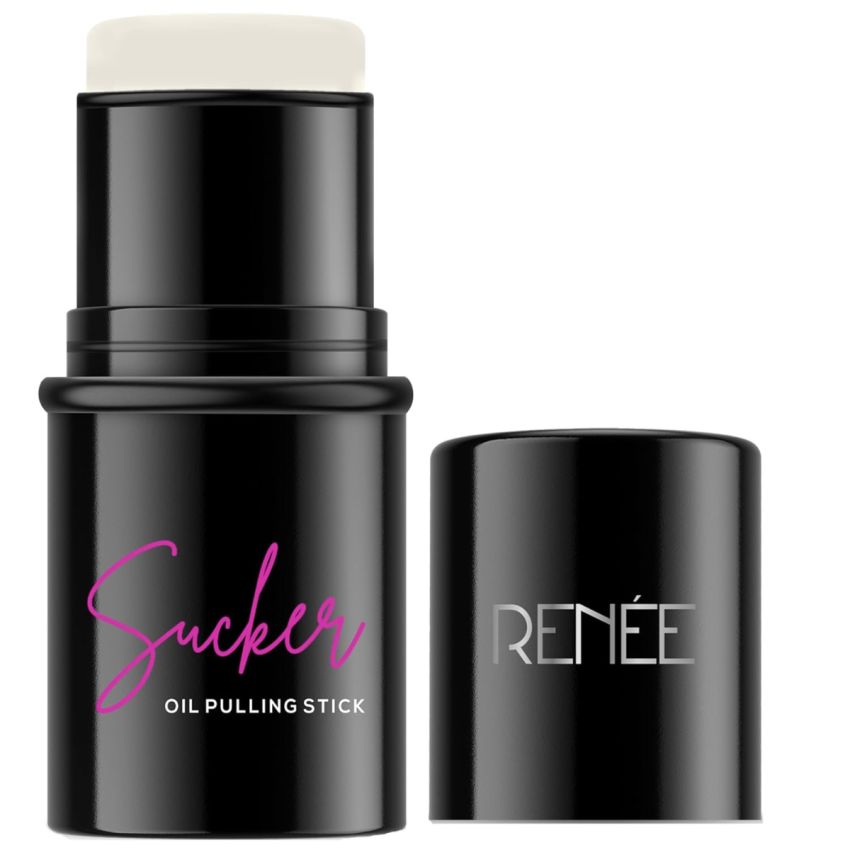 RENEE Sucker Oil Pulling Primer Stick 5gm, Instantly Mattifies & Smoothens Skin Texture | Enriched With Cocoa Butter, Argan & Macadamia Oil | Reduces Shine Due to Excess Oil, Blurs Pores & Fine Lines