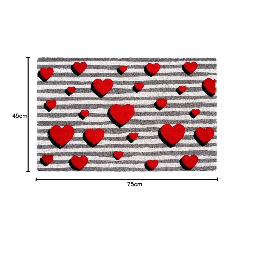 Onlymat Natural Coir Art Printed Doormat - 29.53