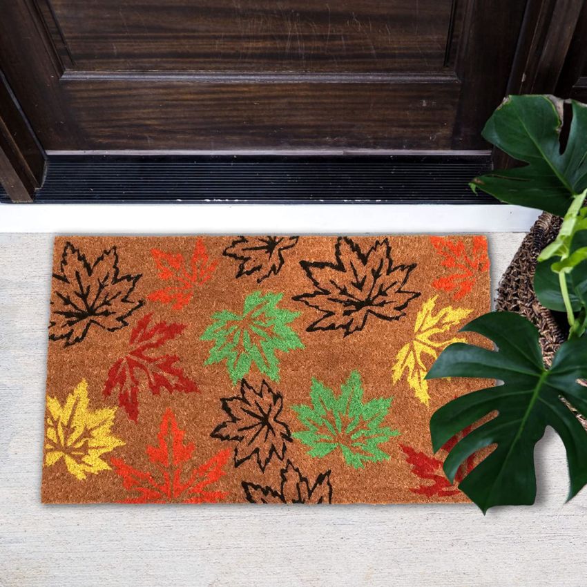 Onlymat Printed Door Mat (Multicolour, Coir PVC, 45 X 75 Cm)