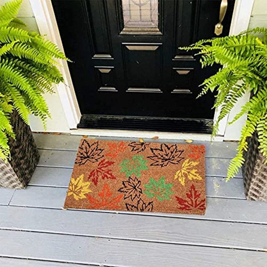 Onlymat Printed Door Mat (Multicolour, Coir PVC, 45 X 75 Cm)