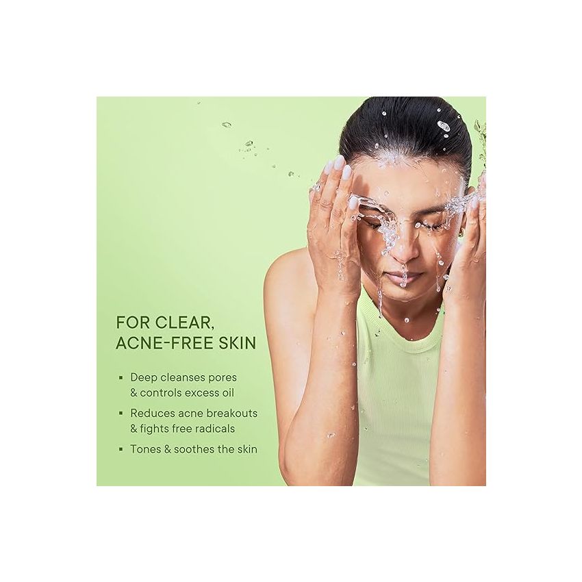 Quench Skin Detox Gel Face Wash with Matcha Green Tea Anti-Oxidants | Korean Face Wash for Oily & Acne-Prone Skin | Made in Korea (100ml)