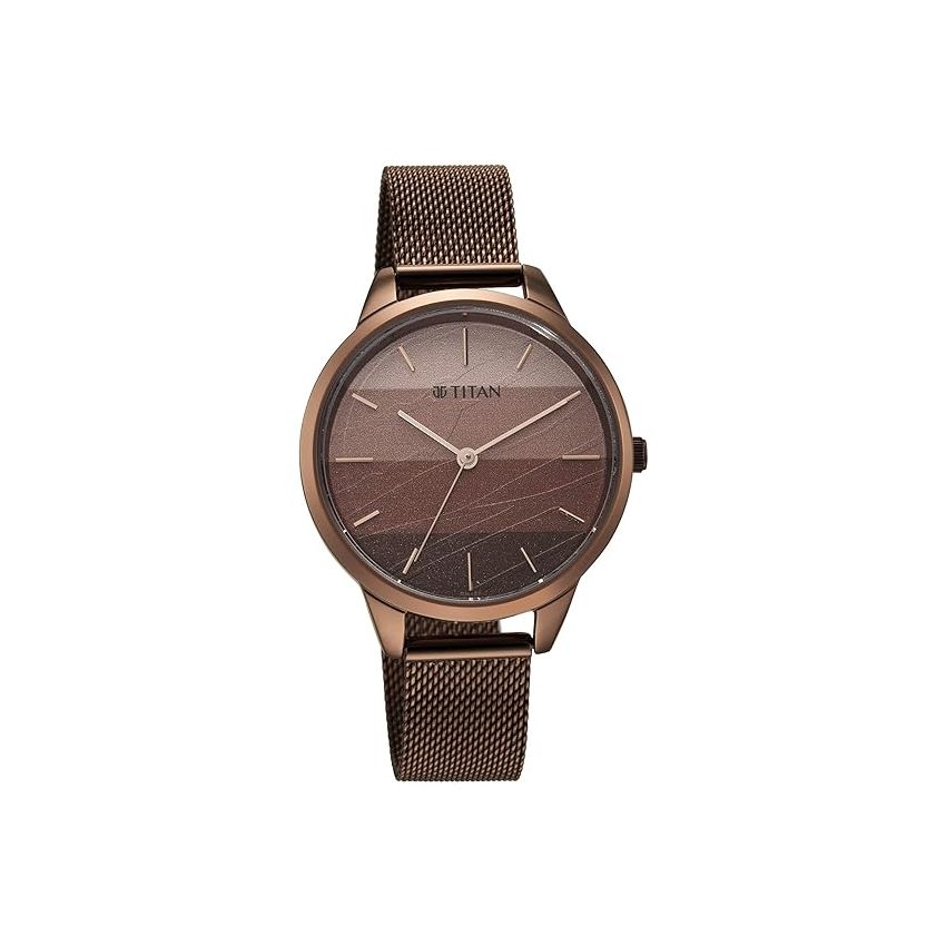 Titan Purple Glam It Up Multicoloured Dial Women Watch with Stainless Steel Strap-NS2664QM01/NT2664QM01