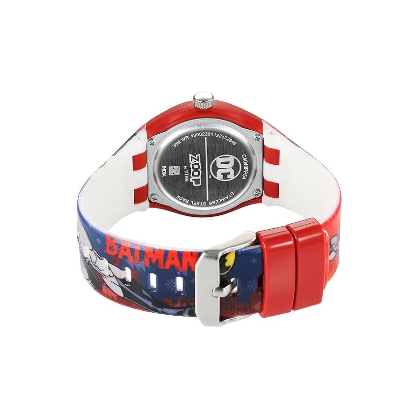 Zoop by Titan Justice League Quartz Analog Brown Dial Polyurethane Strap Watch for Kids-C4048PP54