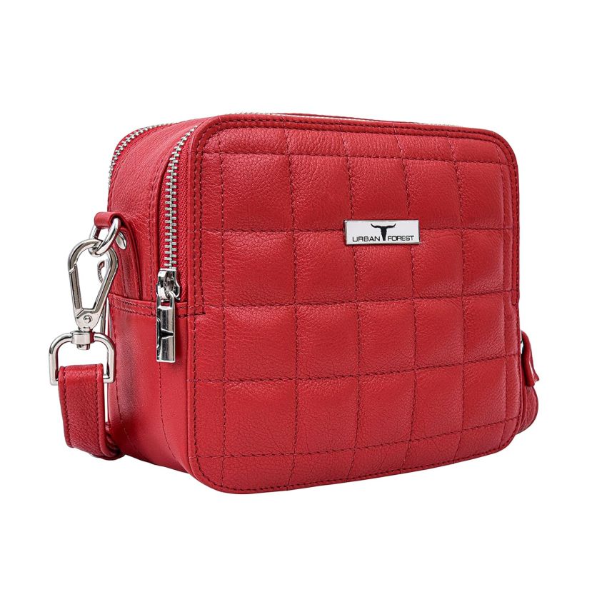 URBAN FOREST Ellie Quilted Leather Sling Bag for Women