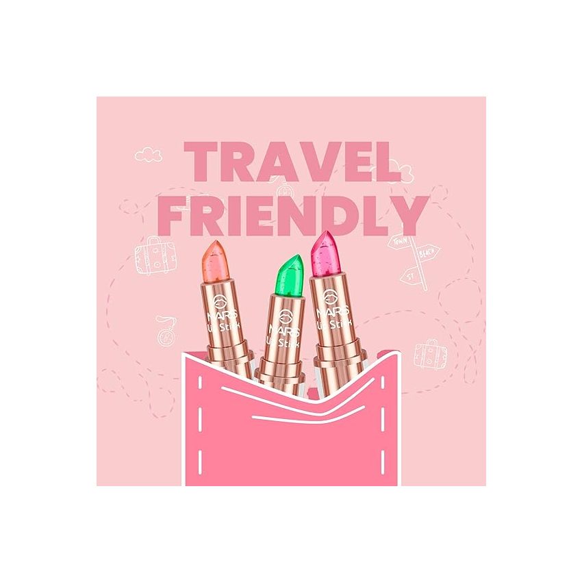 MARS Colour Changing Tinted Balm Lipstick | Hydrating & Moisturising Lip Balm for Women (3.6 g) (03-RED)