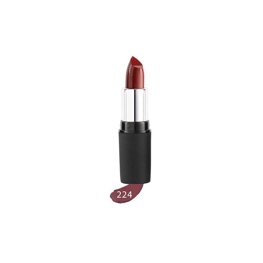 Swiss Beauty Pure Matte Creamy Lipstick | Non-drying, Highly pigmented Lipstick | Shade- Red Wine, 3.8gm|