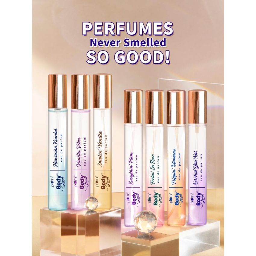 Plum BodyLovin' Orchid-You-Not Perfume | Long Lasting & Premium Fresh Floral Fragrance | Luxury Perfume For Women | Red Apple, Freesia & Musk Notes | Travel-Friendly | High On Fun (15 ml)