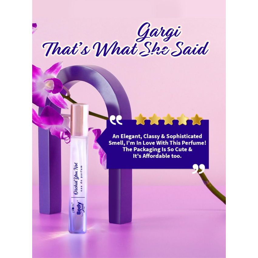 Plum BodyLovin' Orchid-You-Not Perfume | Long Lasting & Premium Fresh Floral Fragrance | Luxury Perfume For Women | Red Apple, Freesia & Musk Notes | Travel-Friendly | High On Fun (15 ml)