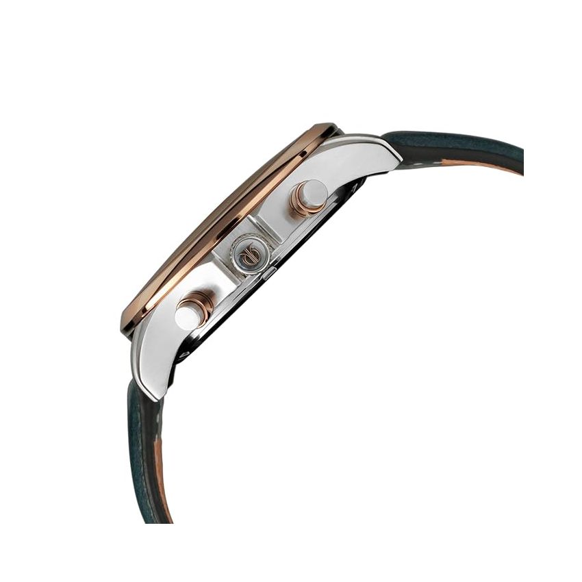 Titan Regalia Maritime White Dial Chronograph Leather Strap Watch for Men-NS1830KL01/NT1830KL01