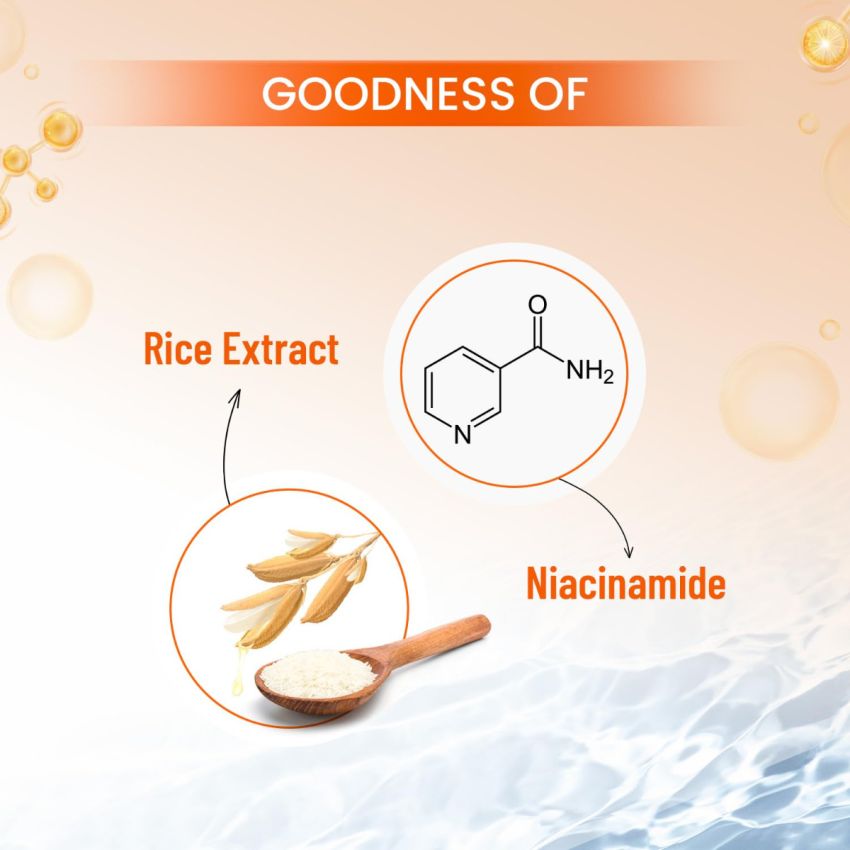 Swiss Beauty Rice Water & Niacinamide Illuminating Sheet Mask | Serum-infused Sheet mask | Minimises open pores | Control excess oil | 20ml