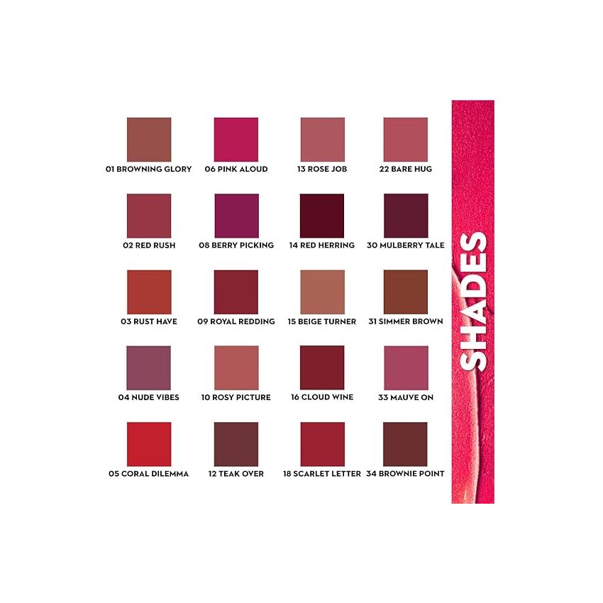 SUGAR Cosmetics Nothing Else Matter Longwear Matte Lipstick | Lasts Up To 8+ Hours| 100% Vegan | 3.2gm - 13 Rose Job (Rose Mauve)