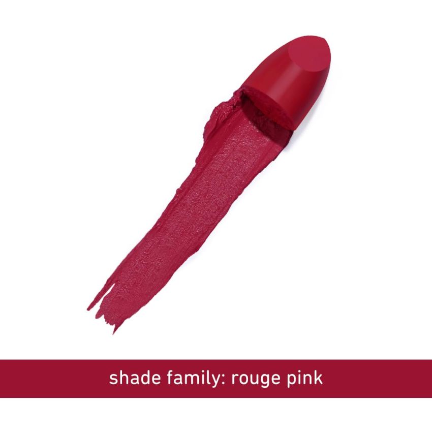 Plum Butter Crème Matte Lipstick | Creamy Matte Finish | Highly Pigmented | With Shea Butter, Rosehip Oil & Vitamin E | 100 Vegan & Cruelty Free | 128 Rouge Riot