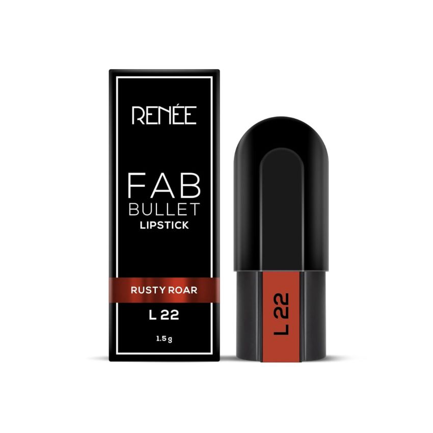 RENEE Matte Fab Bullet L 22 Rusty Roar 1.5 Gm - You Can Also Refill Your Fab5 Lipstick With This Bullet of Your Choice