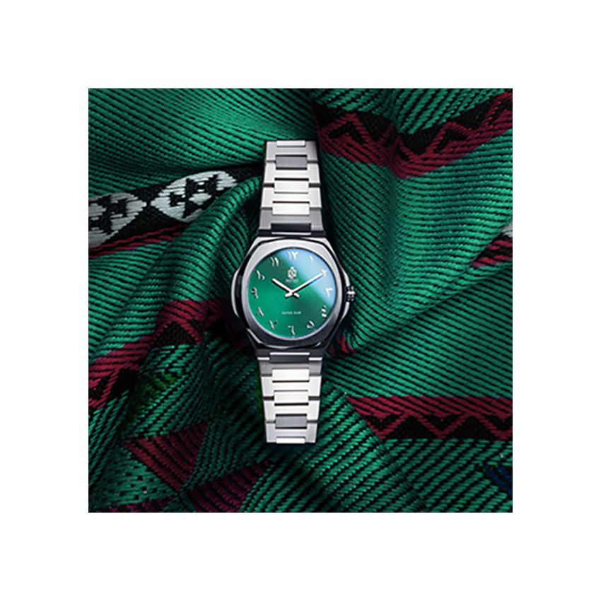 SAATCHI SUPER SLIM GREEN watch