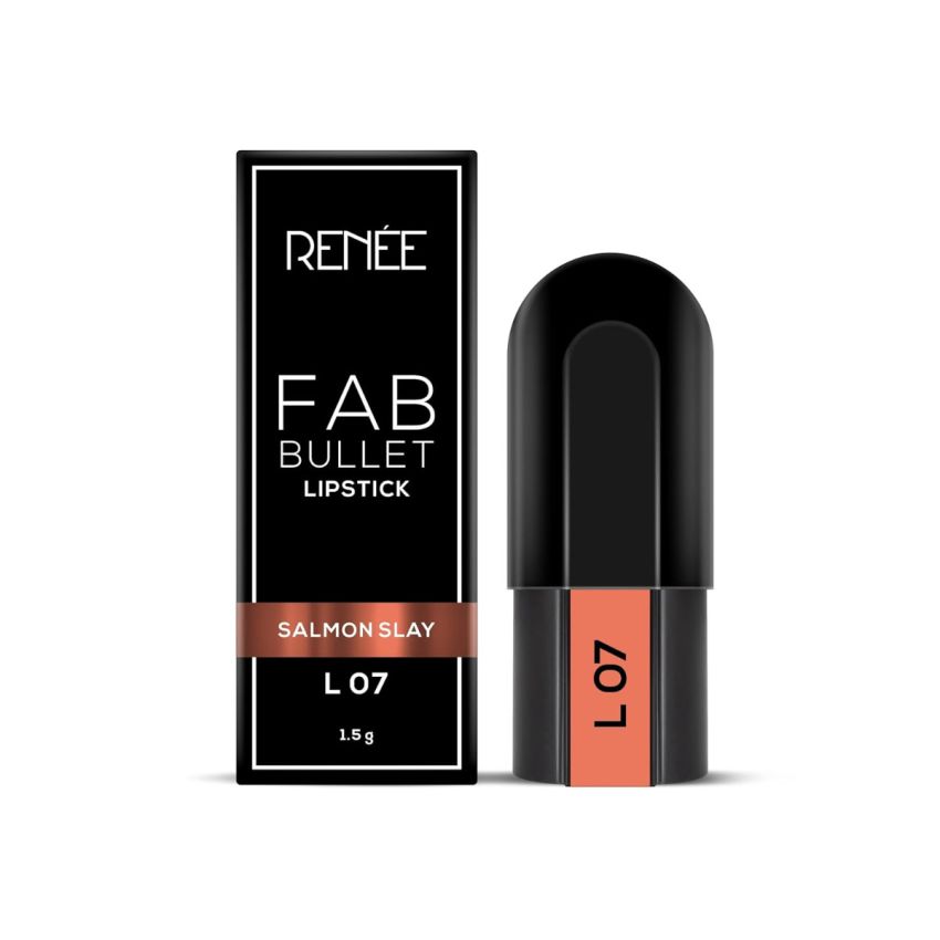 RENEE Fab 5 Refill Bullet Matte Lipstick, L 07 Salmon Slay 1.5gm