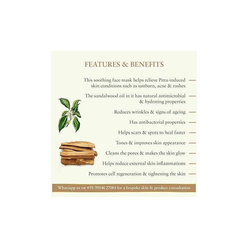 Just Herbs Sanface Skin Tightening Sandal Glow Cream Pack 70 G