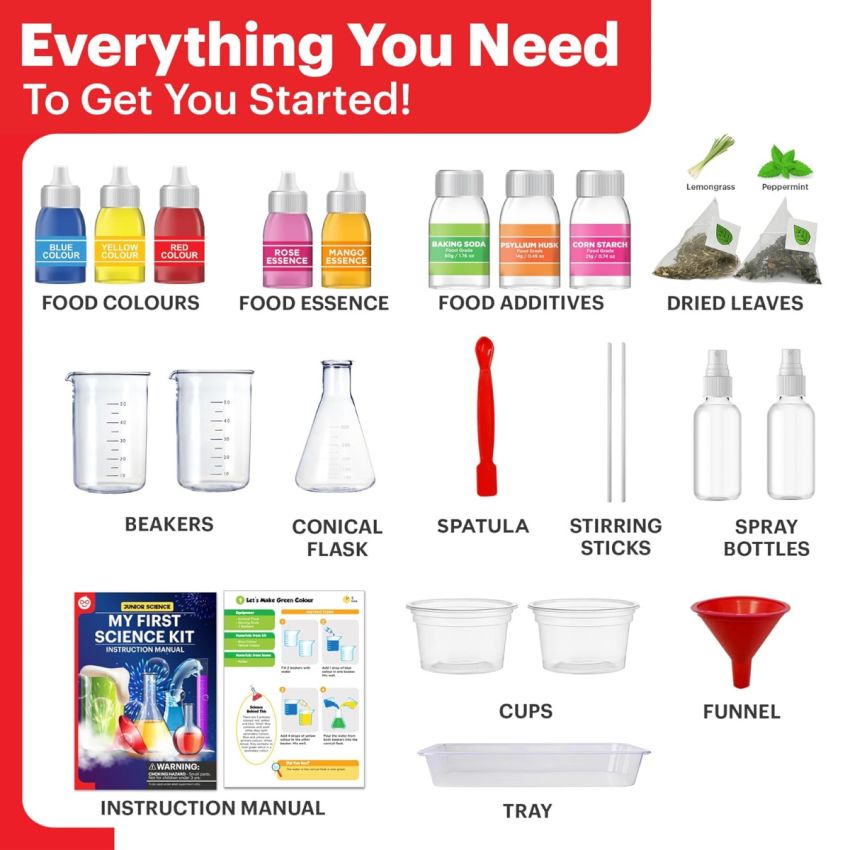 Einstein Box Girls' First Science Kit for 4-6-8 Years Old Girls | STEM Toys for Girls | Learning & Education Toys for 4,5,6,7,8 Year olds |