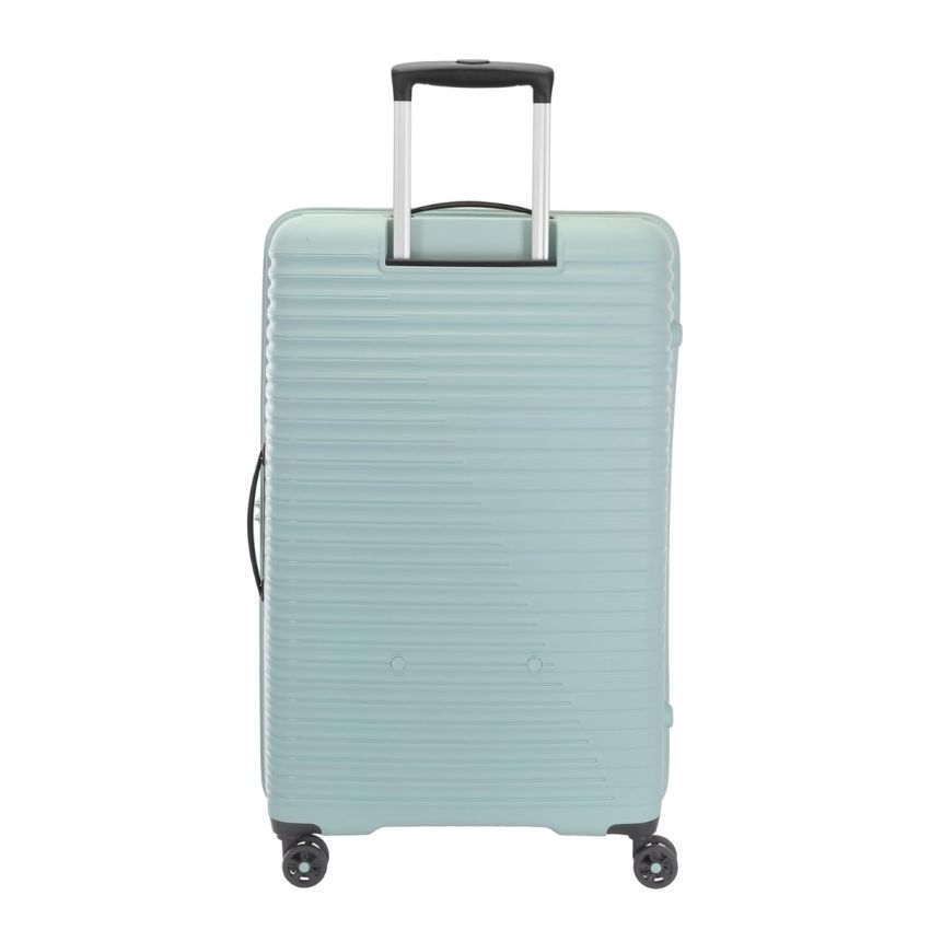 American Tourister Liftoff 79 Cms Large Check-in Polypropylene Hard Sided Double Spinner 4 Wheel Luggage/Trolley Bag/Suitcase (Seafoam Blue)