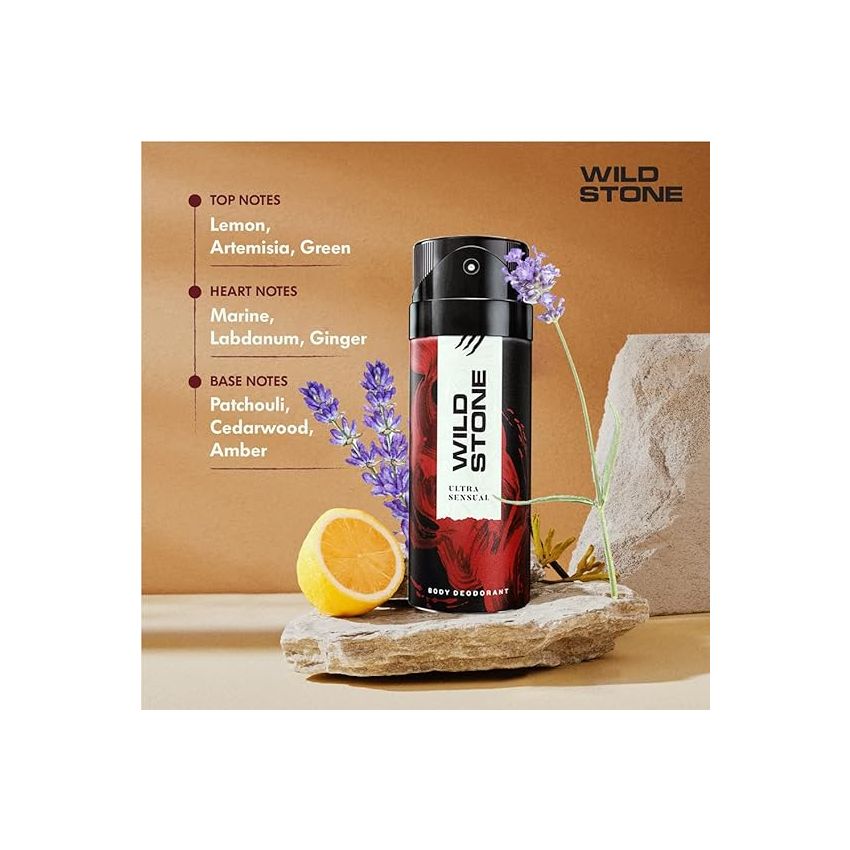 Wild Stone Ultra Sensual Deodorant for Men- 150 ml