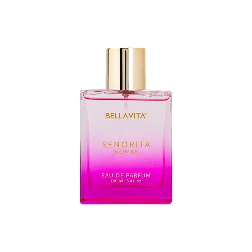 Bella Vita Luxury Senorita Woman Eau De Parfum Perfume with Yuzu, Lotus, Magnolia, Musk|Premium, Long Lasting Floral, Fruity Fragrance for Women 100ML