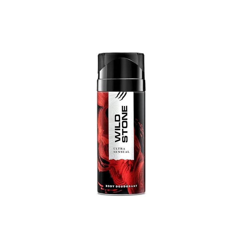 Wild Stone Ultra Sensual Long Lasting Body Deodorant Spray For Men, 225Ml