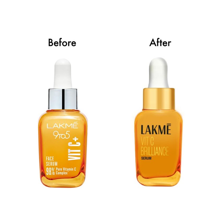 LAKMÉ 9To5 Vitamin C+ Facial Serum with 98% Pure Vitamin C complex, for Healthy, glowing skin, 30ml