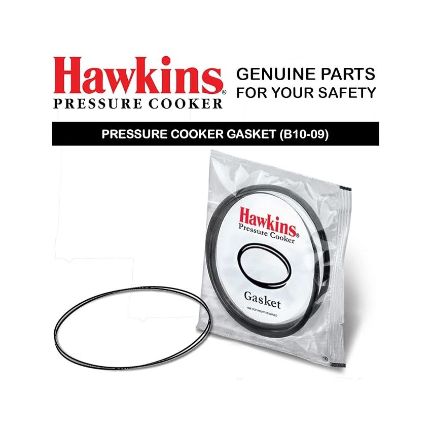 Hawkins Gasket For 3.5 Liter To 8 Litre Except Wide Hawkins Pressure Cookers | 3 Liter To 7 Litre Hawkins Stainless Steel Pressure Cookers |Contura Pressure Cookers (Std Gasket SG)