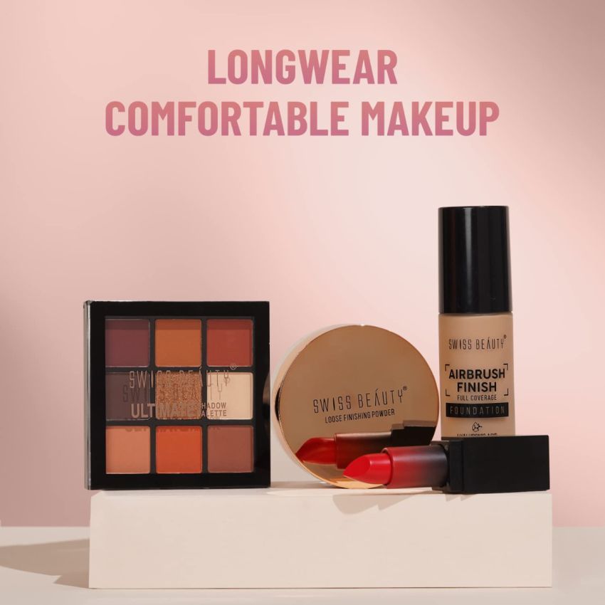 Swiss Beauty Ultra Fine Loose Finish Powder, Face Makeup, Shade-01, 8gm