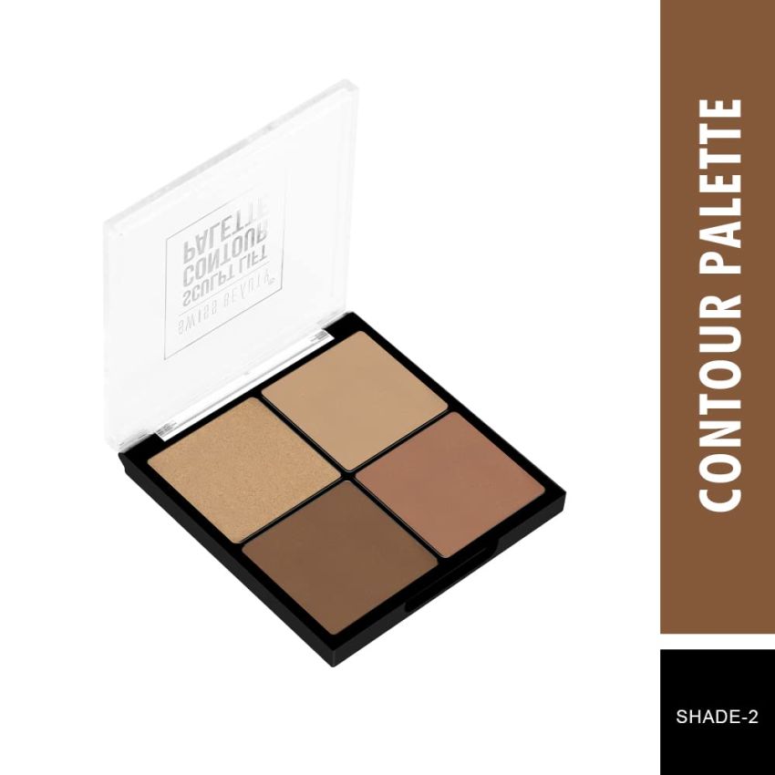 Swiss Beauty Sculpt Lift Contour Palette, Shade-02, 14gm