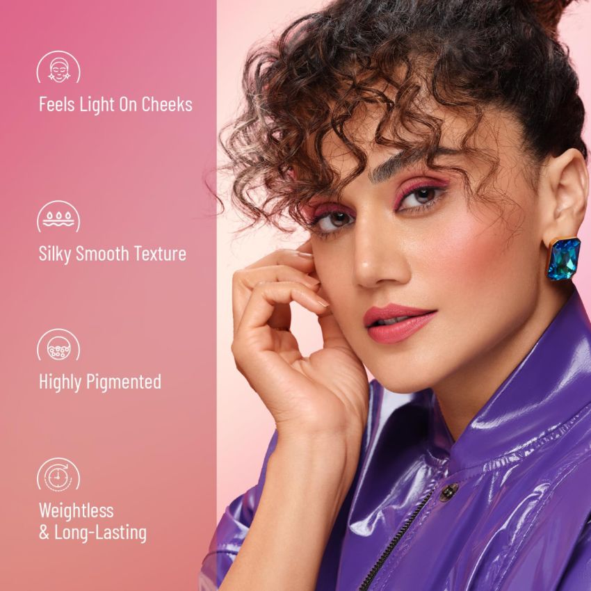 Swiss Beauty Professional Blusher with highly blendable shades | Pigmented Blusher for a Natural Flush | Shade-08, 6gm|