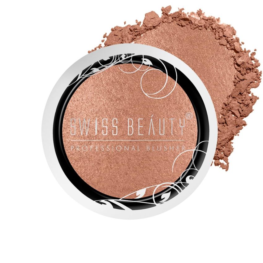 Swiss Beauty Professional Blusher with highly blendable shades | Pigmented Blusher for a Natural Flush | Shade-10, 6gm|