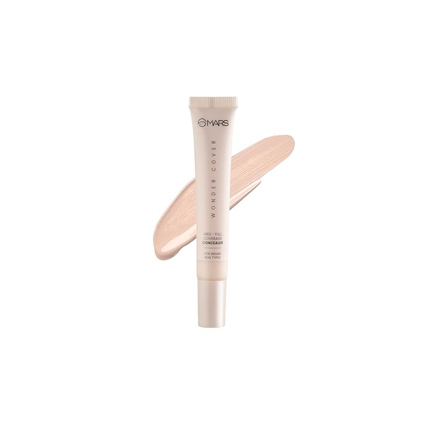 MARS Wonder Cover Liquid Concealer | Creaseproof & Easy to Blend Concealer for Face Makeup (12ml)-SHADE-03