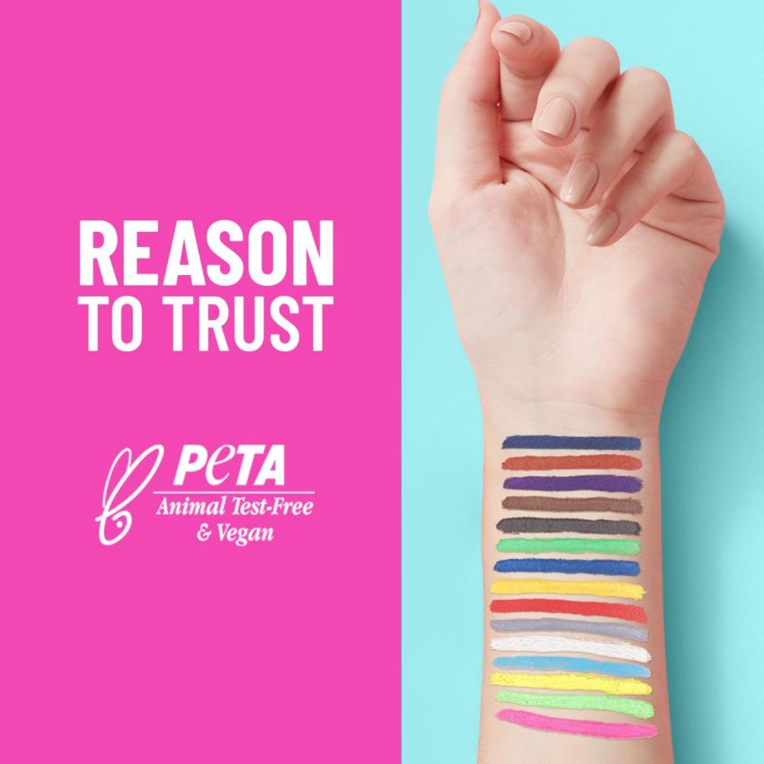 Swiss Beauty ColourPlay 5 in 1 Water Eyeliner Palette with Pigmented shades | Smudge-proof, Long lasting Matte Eyeliner with Flexi Tip Brush| Shade - Neon Party, 5g