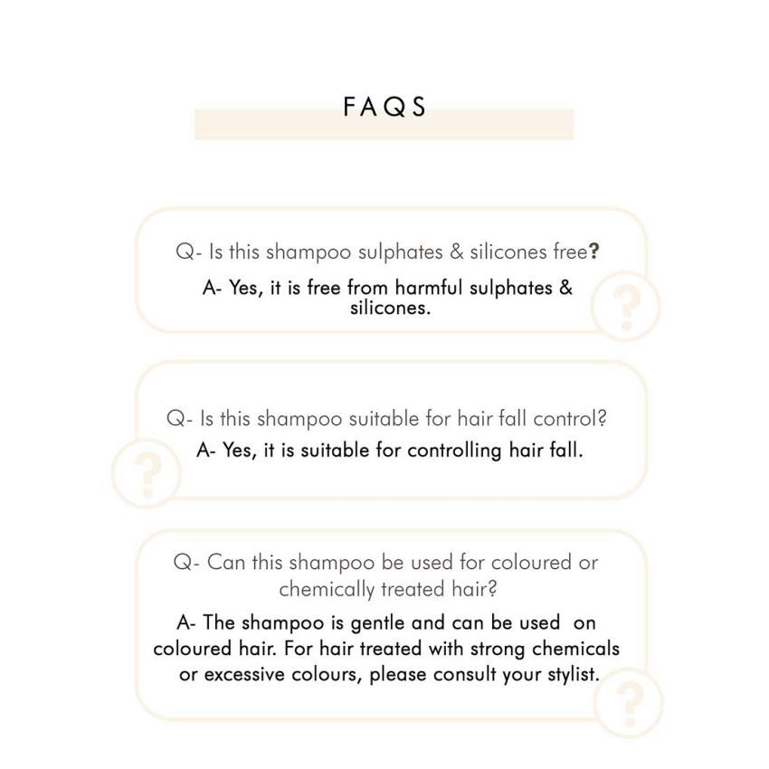 mCaffeine Hair Fall Control Coffee Shampoo (250ml) | With Protein and Argan Oil | Deap Cleanses and Nourishes Hair Shafts | Sulphate and Silicone Free | Beige