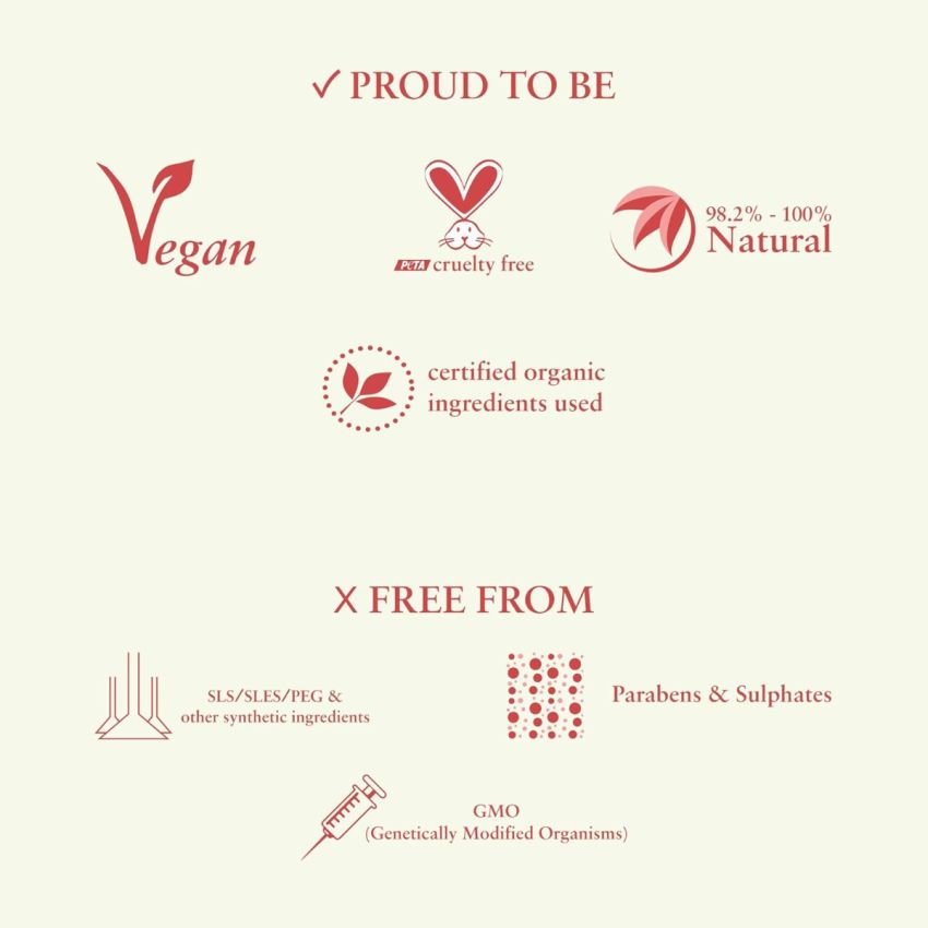 Just Herbs Shatpatri Wild Indian Rose Refreshing Body Wash