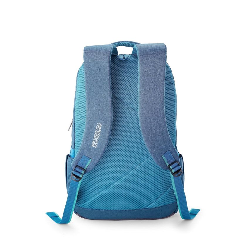 American Tourister Shaw Large Office Laptop Bag, 23 Ltrs bag for men, School Bag Gift for Men Women Boys Girls Teal, with Internal Organizer, Rugged Zips 17'' inch Laptop compatible