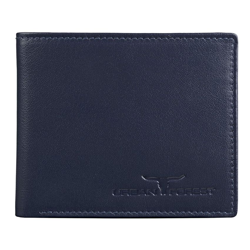 URBAN FOREST Weasley Dark Blue Leather Wallet, Keyring & Pen Combo Gift Set for Men