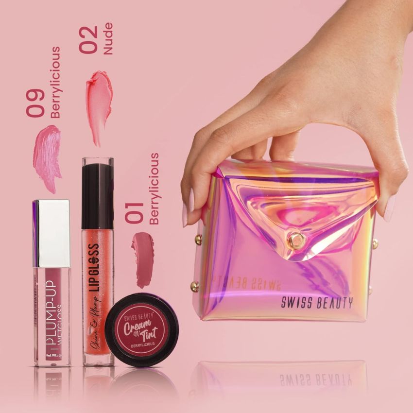 Swiss Beauty Matte Shimmer Shine Makeup Kit, 52g